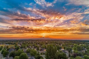 Emmett, ID sunset view