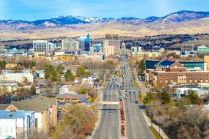 Boise, ID ariel view